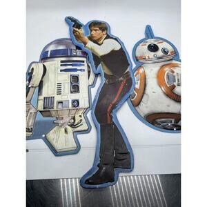 STAR WARS Han Solo, R2D2 and BB-8 Metal Tin Signs Open Road Brand Hobby Lobby